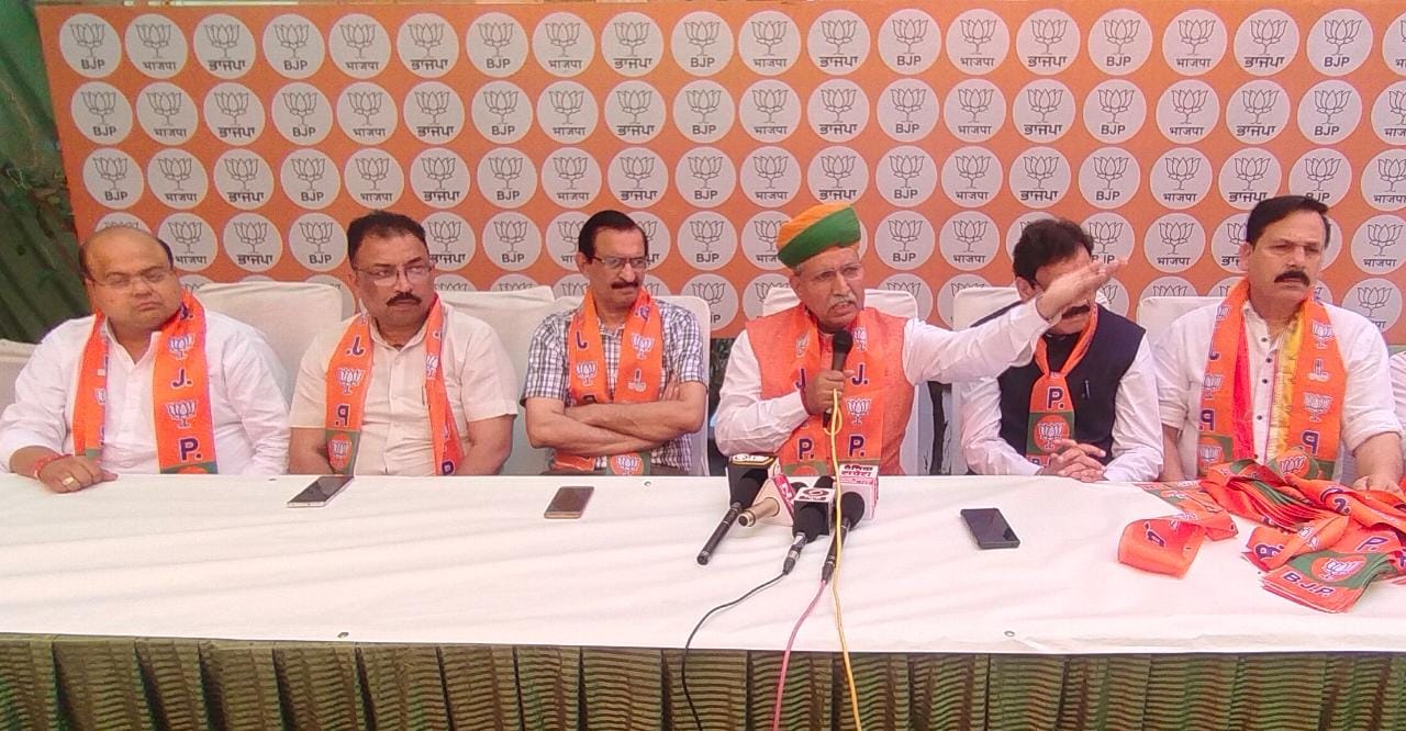 ਭਾਜਪਾ ਵਿਕਾਸ ਅਤੇ ਸੁਸ਼ਾਸਨ ਦੇ ਸਿਧਾਂਤਾਂ ‘ਤੇ ਚੋਣ ਲੜੇਦੀ ਹੈ : ਅਰਜੁਨ ਰਾਮ ਮੇਘਵਾਲ