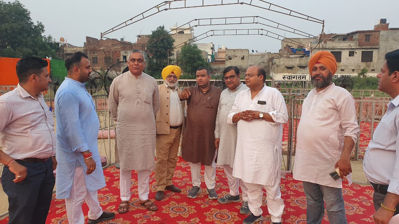 मोदी सरकार के 9 साल बेमिसाल की जलांधर में कल होने वाली भाजपा की विशाल महारैली को लेकर कार्यक्रम स्थल पर तैयारियों का लिया जायजा