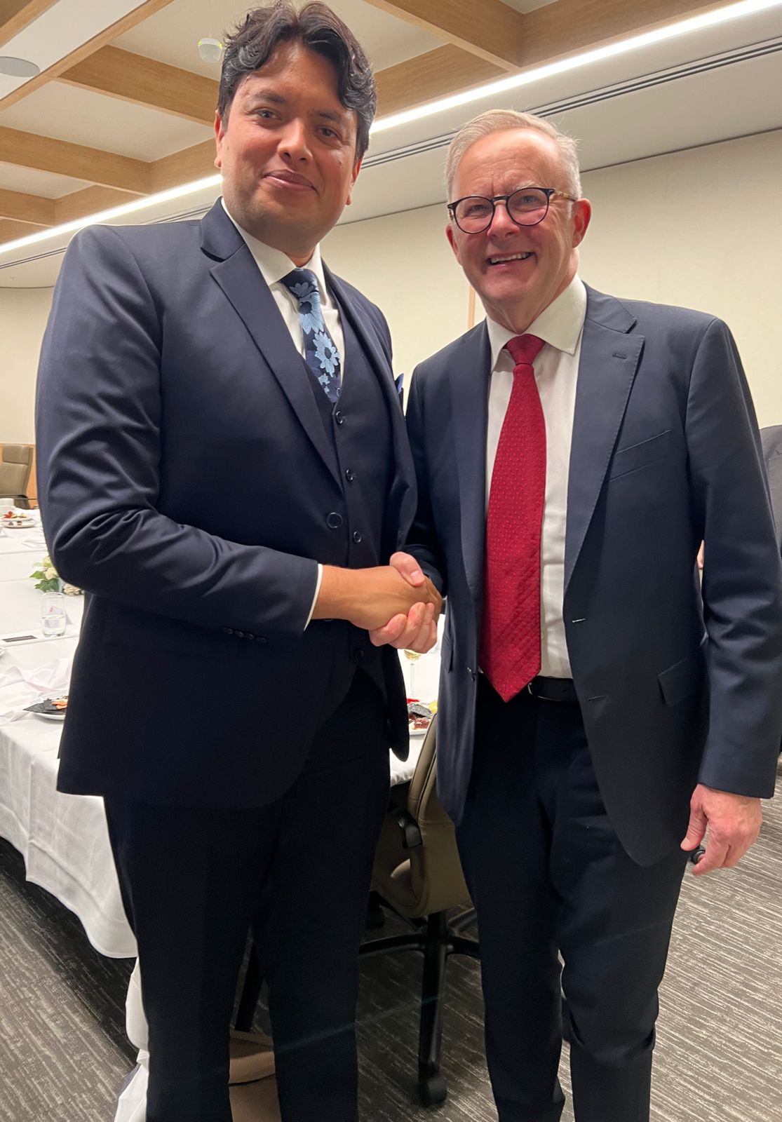 ਅੰਕੁਰ ਨਰੂਲਾ ਵੱਲੋਂ ਆਸਟ੍ਰੇਲੀਅਨ ਪ੍ਰਧਾਨ ਮੰਤਰੀ ਨਾਲ ਮੁਲਾਕਾਤ