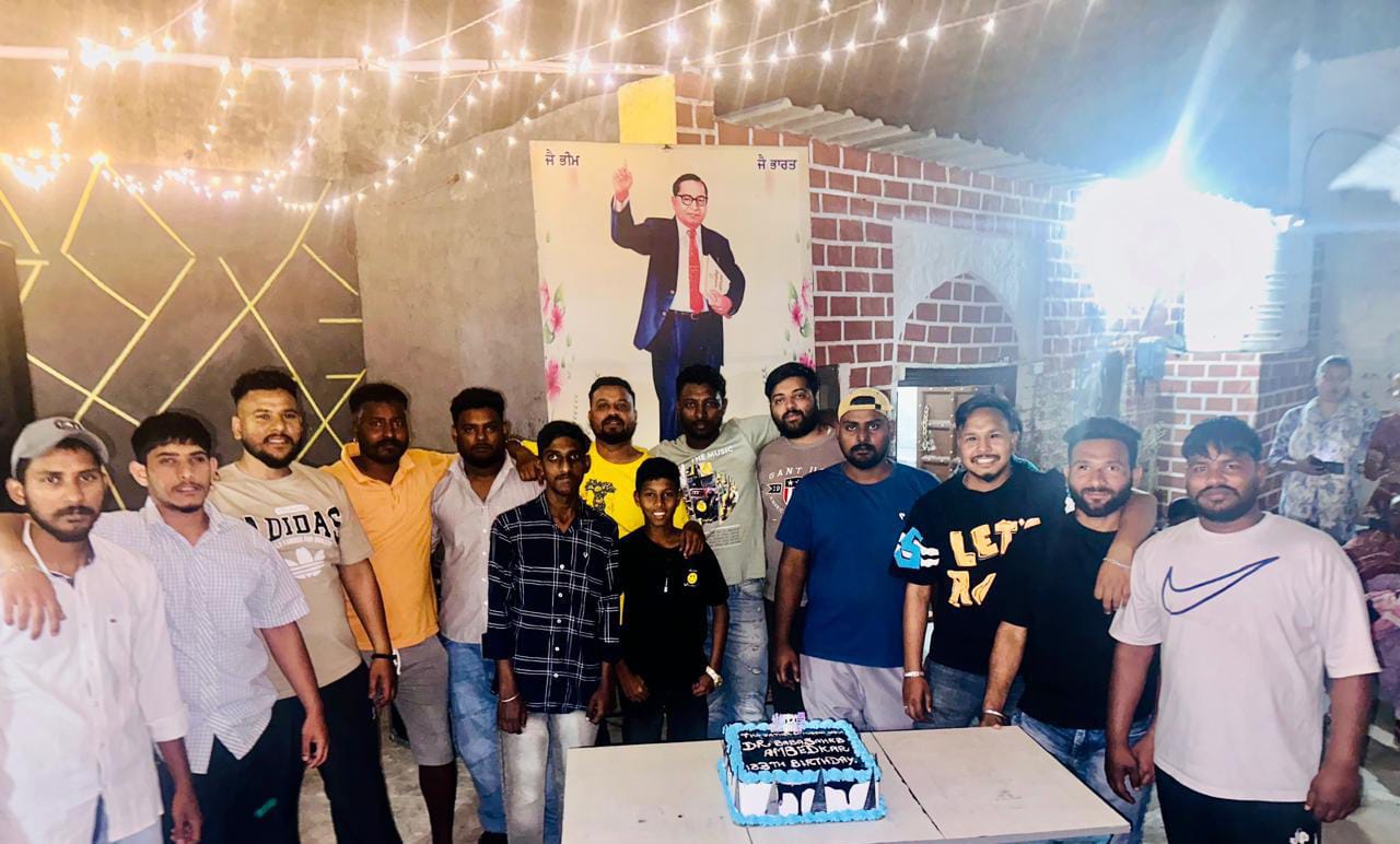 नेशनल वाल्मीकि सभा द्वारा मनाई गई भारत रतन डॉक्टर बी आर अंबेडकर जंयती 