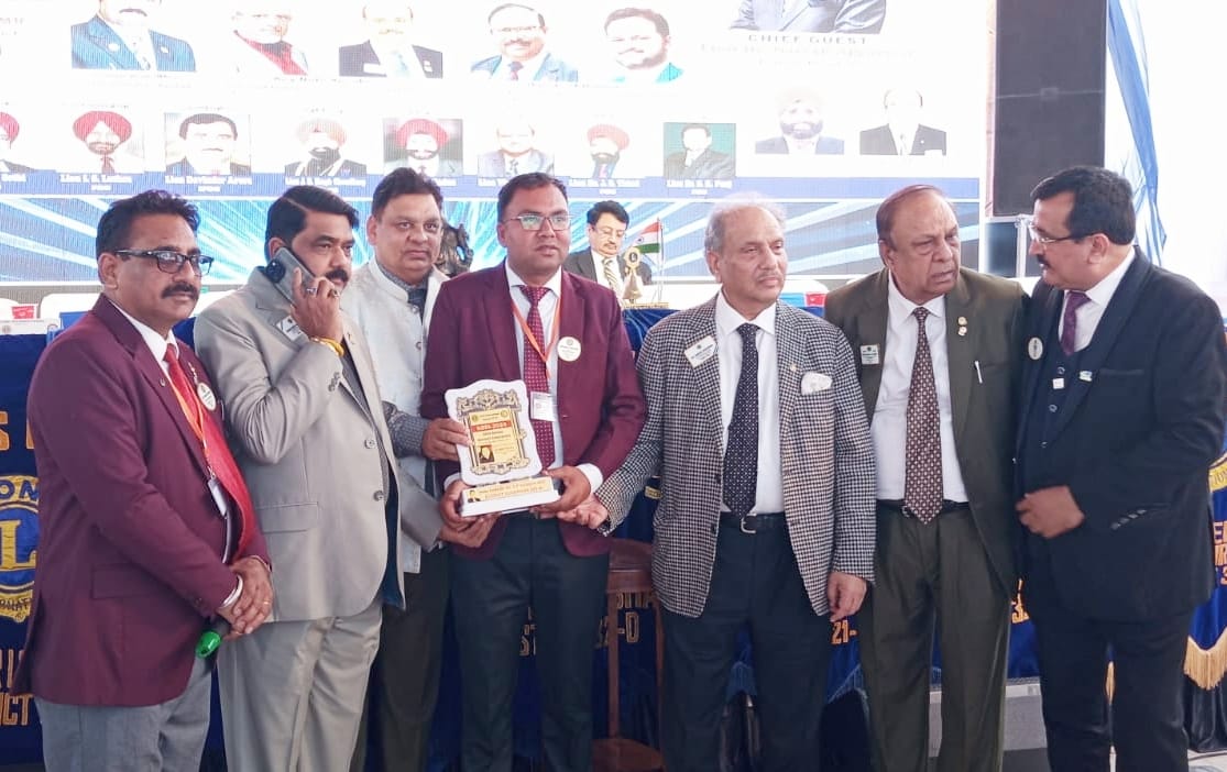 ਲਾਇਨ ਰਣਜੀਤ ਸਿੰਘ ਰਾਣਾ ਨੂੰ ਸਰਵੋਤਮ ਚੇਅਰਮੈਨ ਦਾ ਐਵਾਰਡ ਮਿਲਿਆ। 