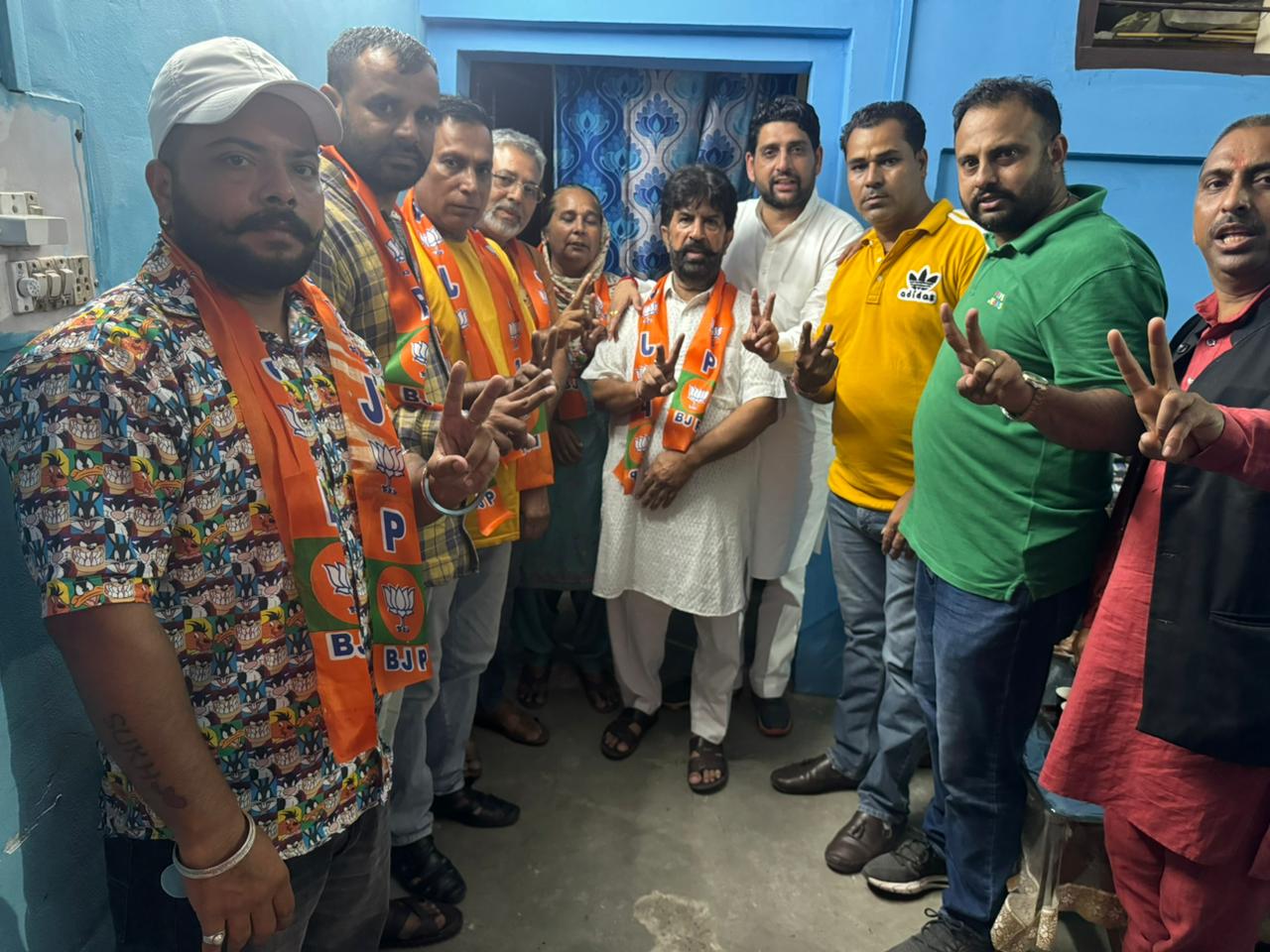 भार्गव नगर मे भाजपा ने आम आदमी पार्टी को झटका दिया 