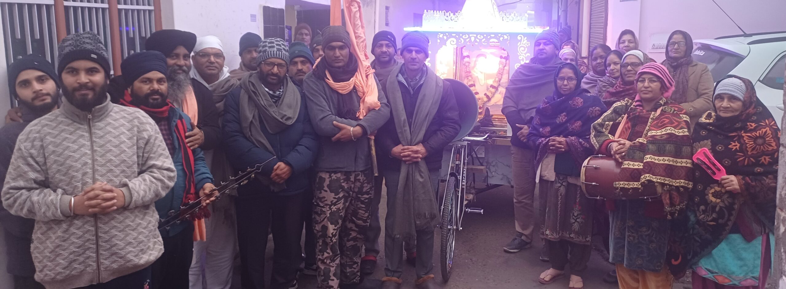 ਸ੍ਰੀ ਗੁਰੂ ਰਵਿਦਾਸ ਮਹਾਰਾਜ ਦੇ ਪ੍ਰਕਾਸ਼ ਪੁਰਬ ਤੇ ਗੁਰਦੁਆਰਾ ਸਾਹਿਬ ਅਸਲਾਮਾਬਾਦ ਤੋਂ ਪ੍ਰਭਾਤ ਫੇਰੀਆਂ ਆਰੰਭ 