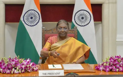 आईएसएस के 2024 बैच के परिवीक्षाधीन अधिकारियों ने मंगलवार को राष्ट्रपति भवन में राष्ट्रपति मुर्मू से की मुलाकात 