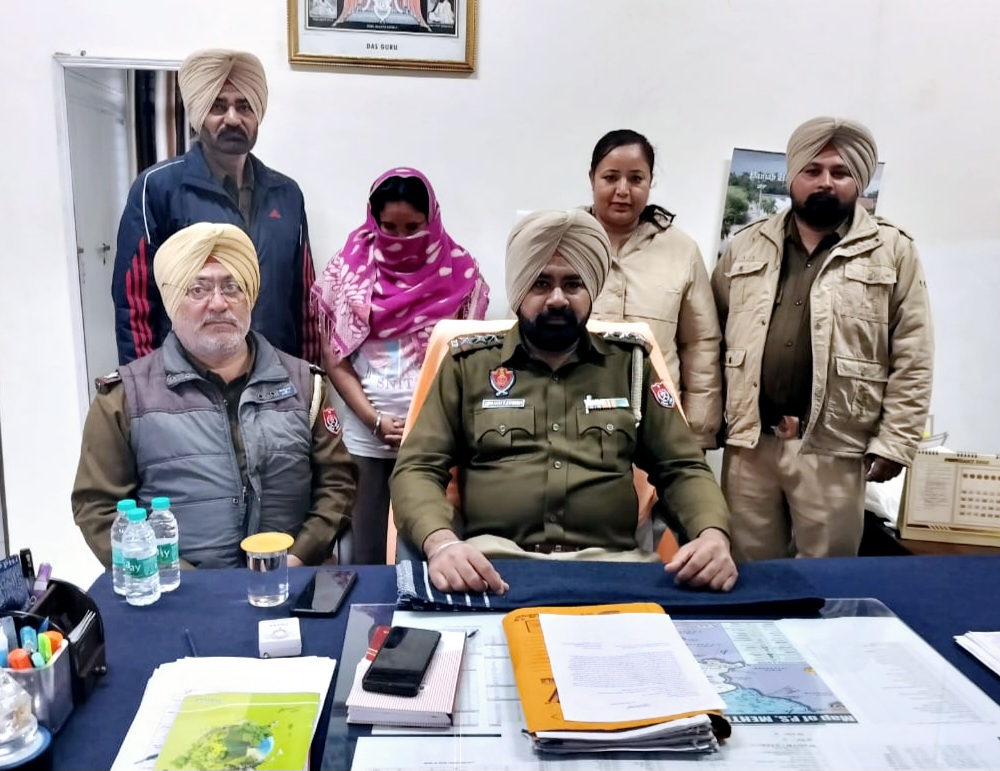 ਥਾਣਾ ਮੇਹਟੀਆਣਾ ਦੀ ਪੁਲਿਸ ਨੇ ਇੱਕ ਔਰਤ ਨੂੰ 102 ਨਸ਼ੀਲੀਆਂ ਗੋਲੀਆਂ ਸਮੇਤ ਕੀਤਾ ਗ੍ਰਿਫਤਾਰ !