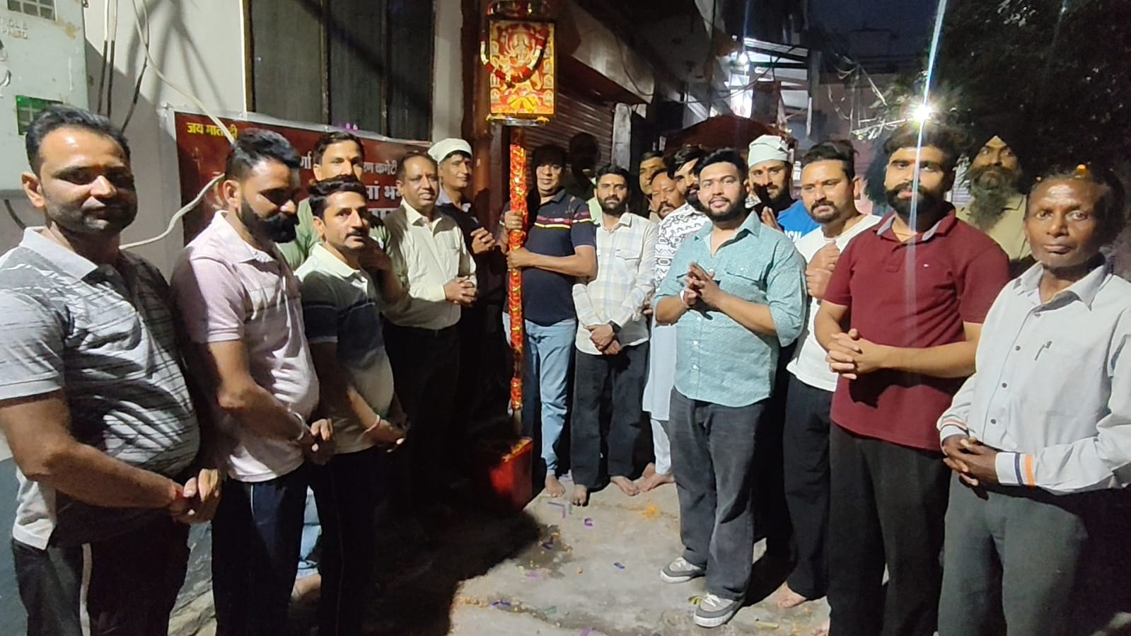 जागरण 3 मई को, झंडे की रस्म हुई अदा