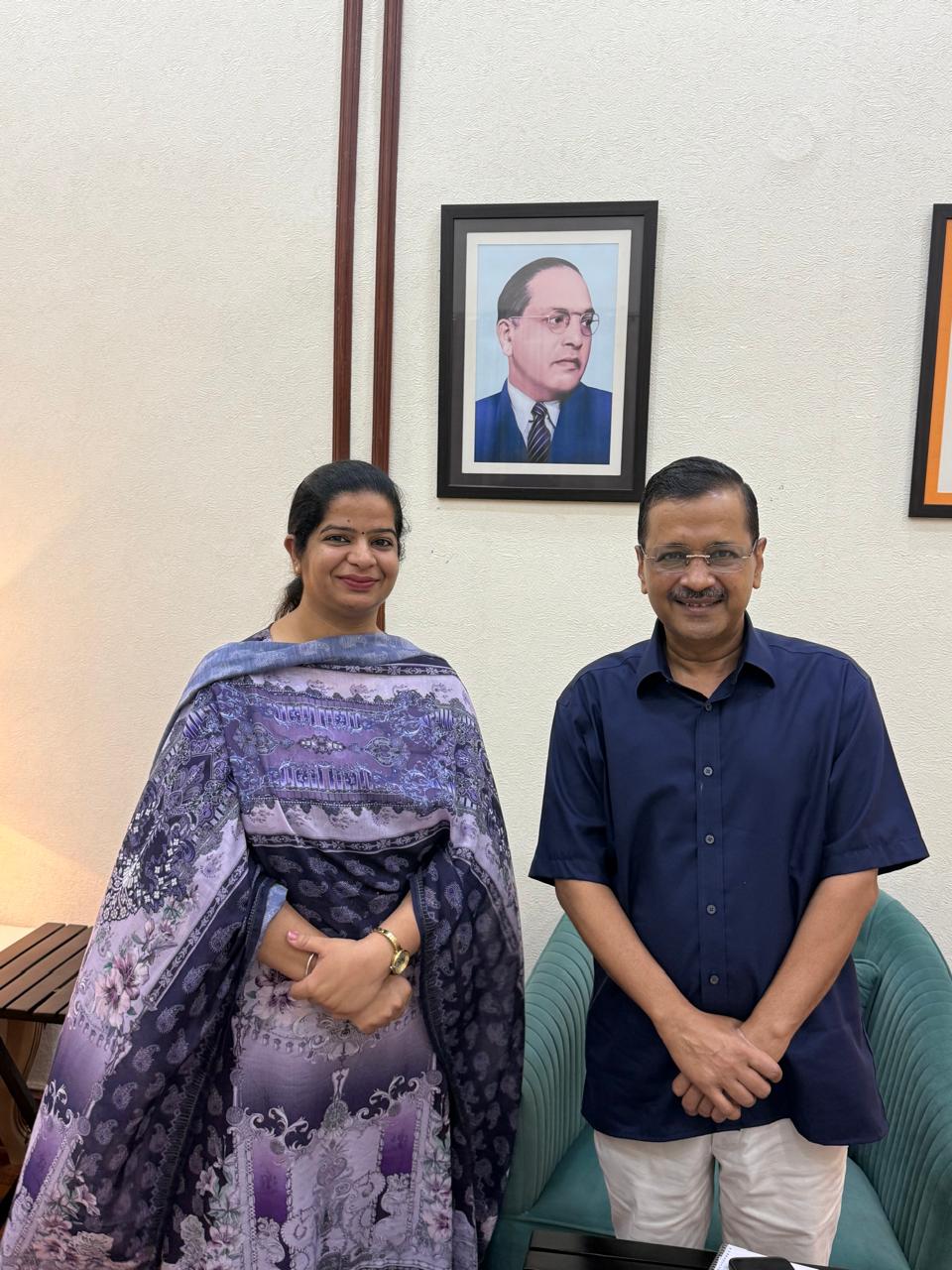 ਮੇਅਰ ਇੰਦਰਜੀਤ ਕੌਰ ਨੇ ‘ਆਪ’ ਦੇ ਰਾਸ਼ਟਰੀ ਕਨਵੀਨਰ ਅਰਵਿੰਦ ਕੇਜਰੀਵਾਲ ਨਾਲ ਕੀਤੀ ਮੁਲਾਕਾਤ; ਲੁਧਿਆਣਾ ਲਈ ਵਿਕਾਸ ਪ੍ਰੋਜੈਕਟਾਂ ‘ਤੇ ਕੀਤੀ ਚਰਚਾ* 