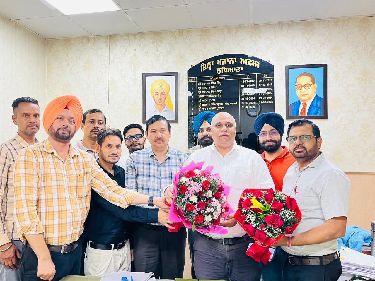 ਉਪਨੀਤ ਸਿੰਘ ਨੇ ਲੁਧਿਆਣਾ ਦੇ ਜ਼ਿਲ੍ਹਾ ਖ਼ਜਾਨਾ ਅਫ਼ਸਰ ਵਜੋਂ ਅਹੁੱਦਾ ਸੰਭਾਲਿਆ*