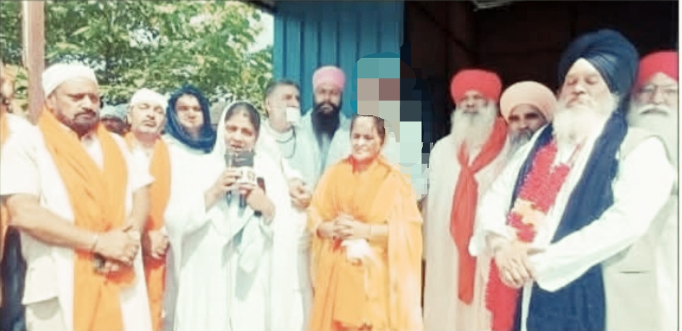  ਸ੍ਰੀ ਗੁਰੂ ਰਵਿਦਾਸ ਬੇਗਮਪੁਰਾ ਸਦਨ ਖੁਰਾਲਗੜ ਸਾਹਿਬ ਵਿਖ਼ੇ ਪਹੁੰਚਣ ਤੇ ਯਾਤਰਾ ਡਾ ਕੀਤਾ ਸਨਮਾਨ ! 