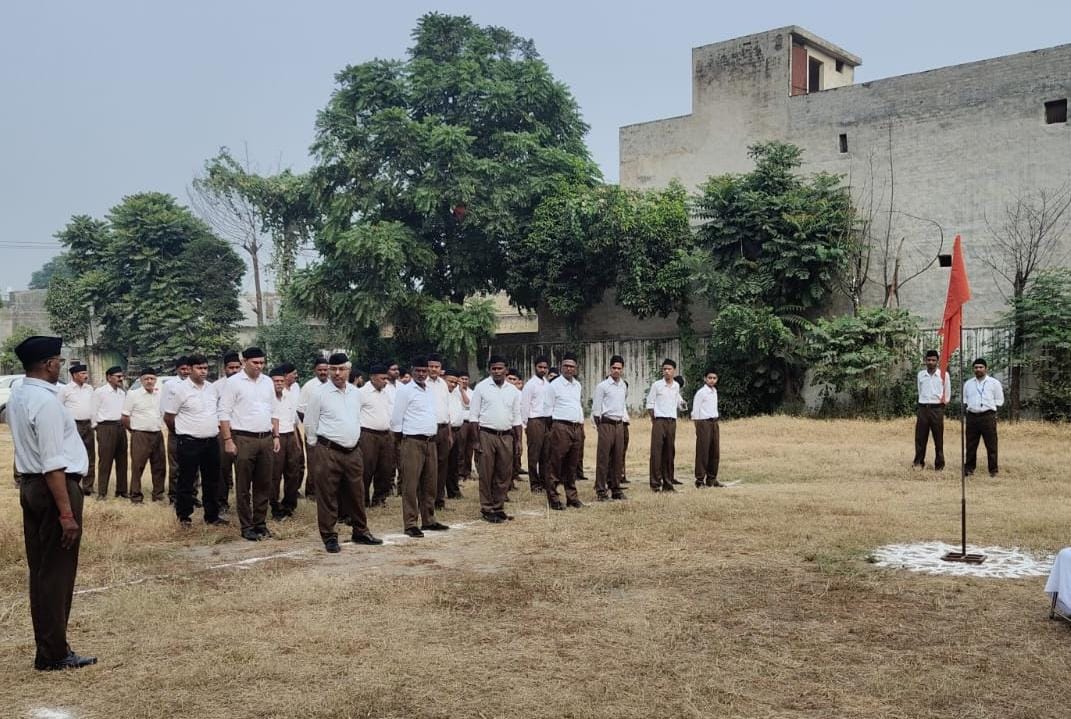 संघ के 100 वर्ष पूर्ण होने पर शिमलापुरी नगर में किया गया कार्यकर्म