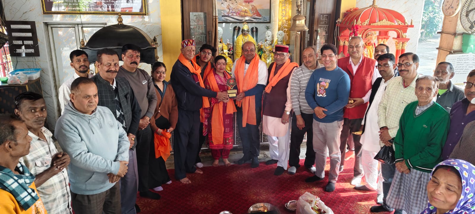 सोडल मंदिर कार सेवा कमेटी ने संक्रांति पर किया हवन यज्ञ एवं भंडारा