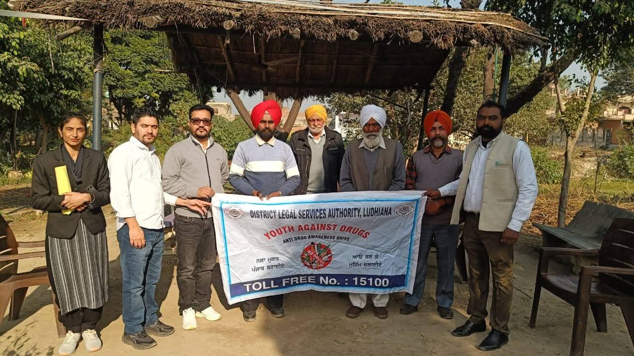 ਜ਼ਿਲ੍ਹਾ ਕਾਨੂੰਨੀ ਸੇਵਾਵਾਂ ਅਥਾਰਟੀ ਵੱਲੋਂ ”ਯੂਥ ਅਗੇਂਸਟ ਡਰੱਗਜ” ਮੁਹਿੰਮ ਤਹਿਤ ਜਾਗਰੂਕਤਾ ਅਭਿਆਨ ਚਲਾਇਆ*