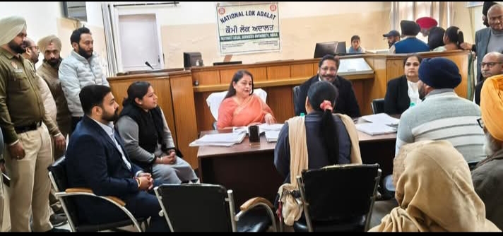 ਨੈਸ਼ਨਲ ਲੋਕ ਅਦਾਲਤ ਵਿੱਚ ਕੁੱਲ 5033 ਕੇਸਾਂ ਦਾ ਨਿਪਟਾਰਾ ਕਰਕੇ 12.84 ਕਰੋੜ ਰੁਪਏ ਤੋਂ ਵਧੇਰੇ ਦੇ ਅਵਾਰਡ ਪਾਸ-ਜ਼ਿਲ੍ਹਾ ਤੇ ਸੈਸ਼ਨ ਜੱਜ ਮੋਗਾ