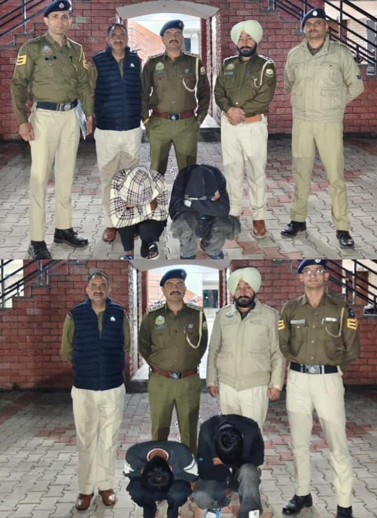 जिला देहरा पुलिस को मिली बड़ी सफलता ज्वालामुखी में नशा तस्कर चार युवक गिरफ्तार,